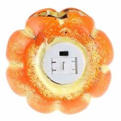 Decoration CERAMIC PUMPKIN WITH CANDLE AND LIGHT -Blankets, bed linen, pillows Shop 100799 025