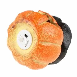 Decoration CERAMIC PUMPKIN WITH HAT AND LIGHT -Blankets, bed linen, pillows Shop 100918 028