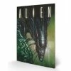 Wooden Painting Alien - (Creep) - PYRAMID POSTERS