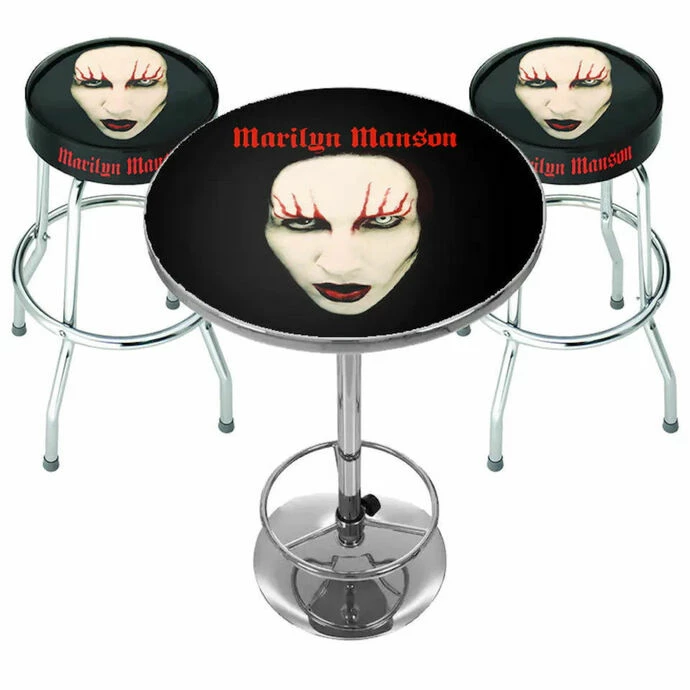 Bar Set MARILYN MANSON - RED 3 Bar Set MARILYN MANSON - RED