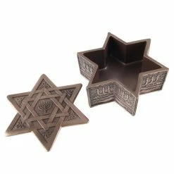 Box (decoration) Star Of David & Menorah -Blankets, bed linen, pillows Shop 88061 3