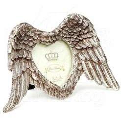 Decoration (photo Frame) ALCHEMY GOTHIC - Winged Heart (Wings Down)