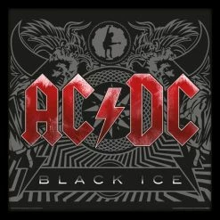 Framed Poster AC / DC - (Black Ice) - PYRAMID POSTERS