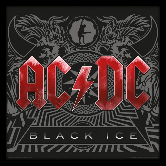 Framed Poster AC / DC - (Black Ice) - PYRAMID POSTERS 3 Framed Poster AC / DC - (Black Ice) - PYRAMID POSTERS