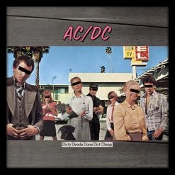Framed Poster AC / DC - (Dirty Deeds Done Dirt Cheap) - PYRAMID POSTERS