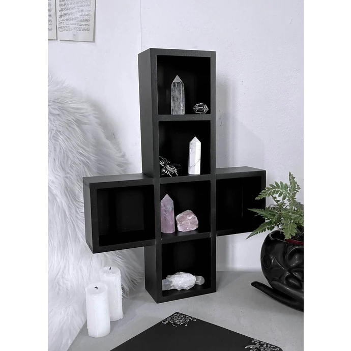 Decoration (shelves) KILLSTAR - Cross - Black 4 Decoration (shelves) KILLSTAR - Cross - Black - Image 2