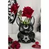 Vase (decoration) KILLSTAR - Evil Bunny Vase - Black -Blankets, bed linen, pillows Shop EVIL BUNNY VASE B