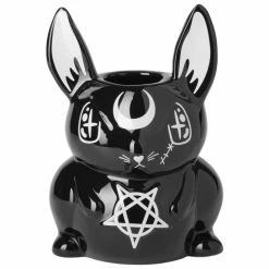 Vase (decoration) KILLSTAR - Evil Bunny Vase - Black 5 Vase (decoration) KILLSTAR - Evil Bunny Vase - Black -Blankets, bed linen, pillows Shop Evil Bunny Vase G