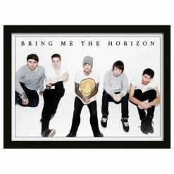 Framed Poster Bring Me The Horizon - Group - PYRAMID POSTERS