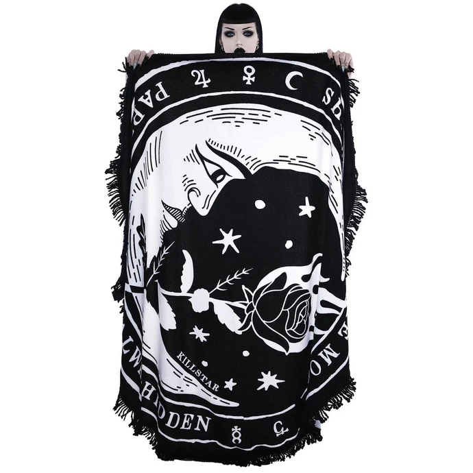 Blanket KILLSTAR - La Luna Round - BLACK 4 Blanket KILLSTAR - La Luna Round - BLACK - Image 2