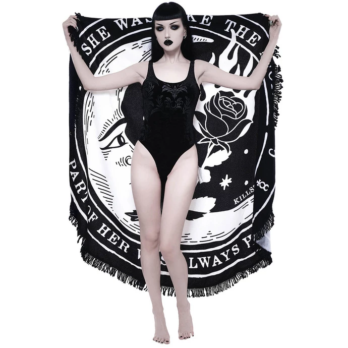 Blanket KILLSTAR - La Luna Round - BLACK 5 Blanket KILLSTAR - La Luna Round - BLACK - Image 3