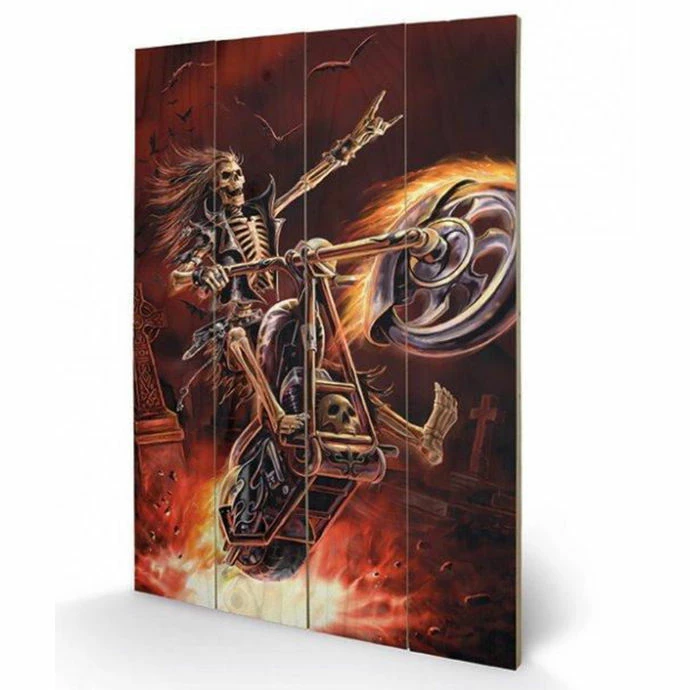 Wooden Painting ANNE STOKES - (Hellrider) 3 Wooden Painting ANNE STOKES - (Hellrider)