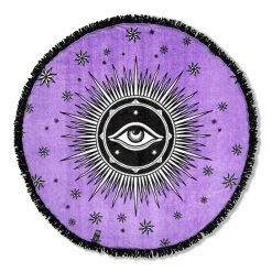 Blanket (bedspread) KILLSTAR - Astral Plexus - Purple -Blankets, bed linen, pillows Shop astral plexus blanket 7gh