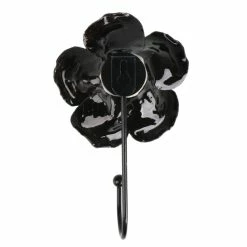 Hook Rack ALCHEMY GOTHIC - Black Rose -Blankets, bed linen, pillows Shop black rose hanger tie back003