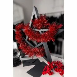 Christmas Ornament (chain) KILLSTAR - Brimstone Tinsel - Red -Blankets, bed linen, pillows Shop brimstone tinsel 5datgnih