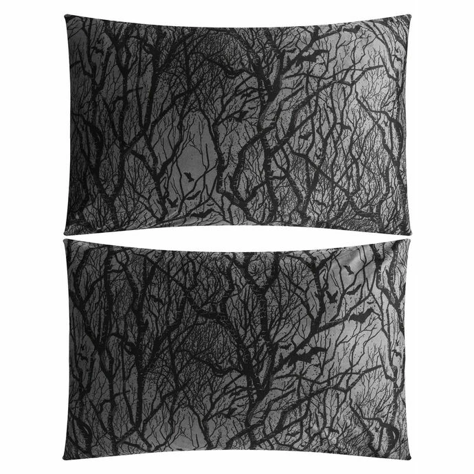 Pillowcases KILLSTAR - Wicked Wood - Black 3 Pillowcases KILLSTAR - Wicked Wood - Black