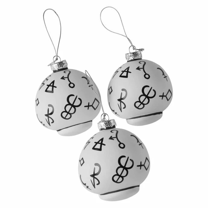 Christmas Decoration (ornament) KILLSTAR - Cranium Glass Ornament - White 4 Christmas Decoration (ornament) KILLSTAR - Cranium Glass Ornament - White - Image 2