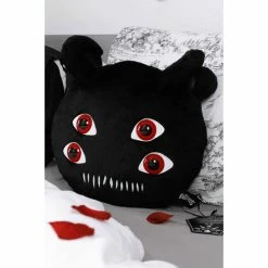Pillow KILLSTAR - Don't Care - Black 11 Pillow KILLSTAR - Don't Care - Black -Blankets, bed linen, pillows Shop don t care cushion004