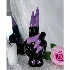 Decoration KILLSTAR - Left-Hand Path - Black 12 Decoration KILLSTAR - Left-Hand Path - Black -Blankets, bed linen, pillows Shop left hand path ceramic hand front x1605