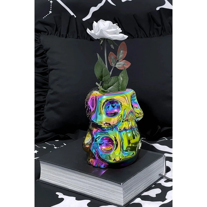 Vase (decoration) KILLSTAR - Rainbow Skulls - Aura 7 Vase (decoration) KILLSTAR - Rainbow Skulls - Aura - Image 5