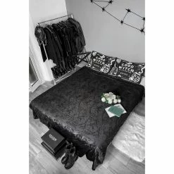 Blanket (bedspread) KILLSTAR - Royal Slumber - Black