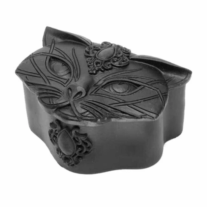 Decoration (box) ALCHEMY GOTHIC - Sacred Cat - Black 4 Decoration (box) ALCHEMY GOTHIC - Sacred Cat - Black - Image 2