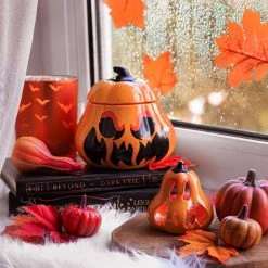 Decoration (box) KILLSTAR - Spicy Pumpkin - Black 11 Decoration (box) KILLSTAR - Spicy Pumpkin - Black -Blankets, bed linen, pillows Shop spicy pumpkin small jar 6q