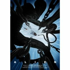 Printed Painting Alien - Attack